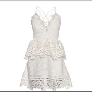 Self portrait brand white dress